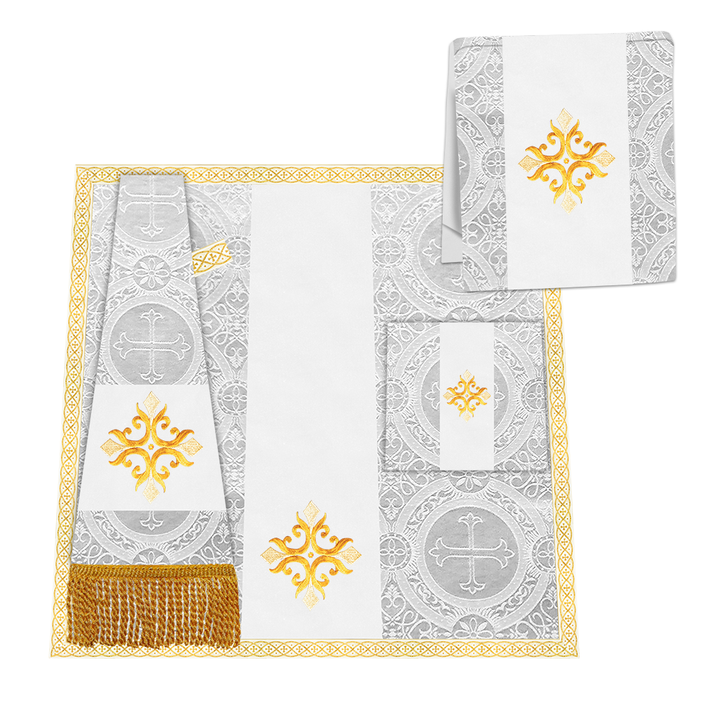 Enhanced Gothic Cope Vestments With Liturgical cross