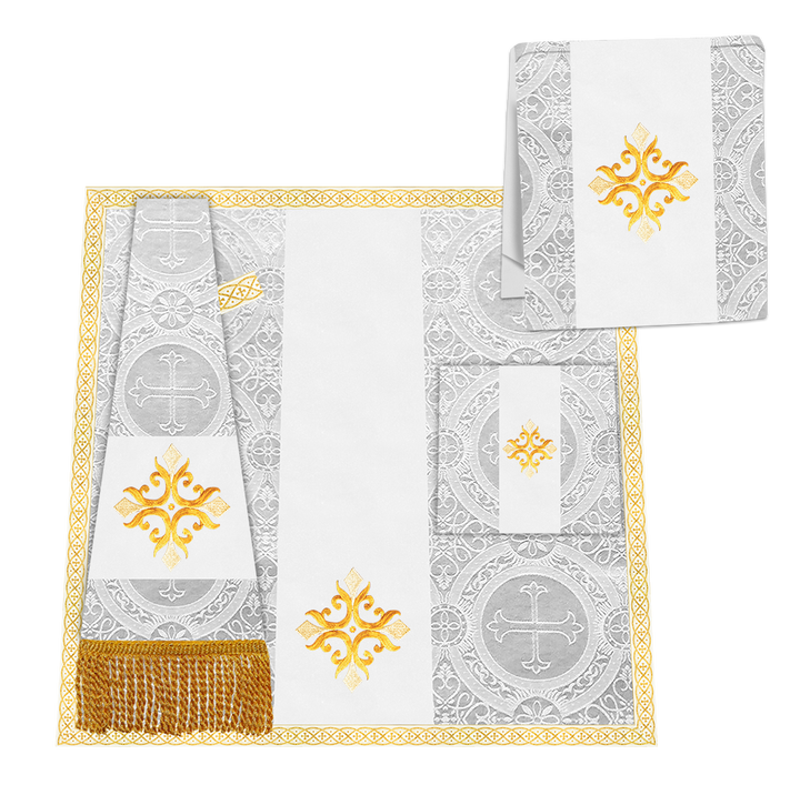 Enhanced Gothic Cope Vestments With Liturgical cross