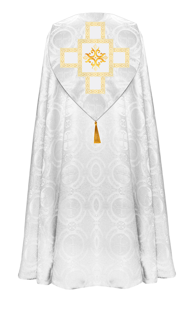 Enhanced Gothic Cope Vestments With Liturgical cross