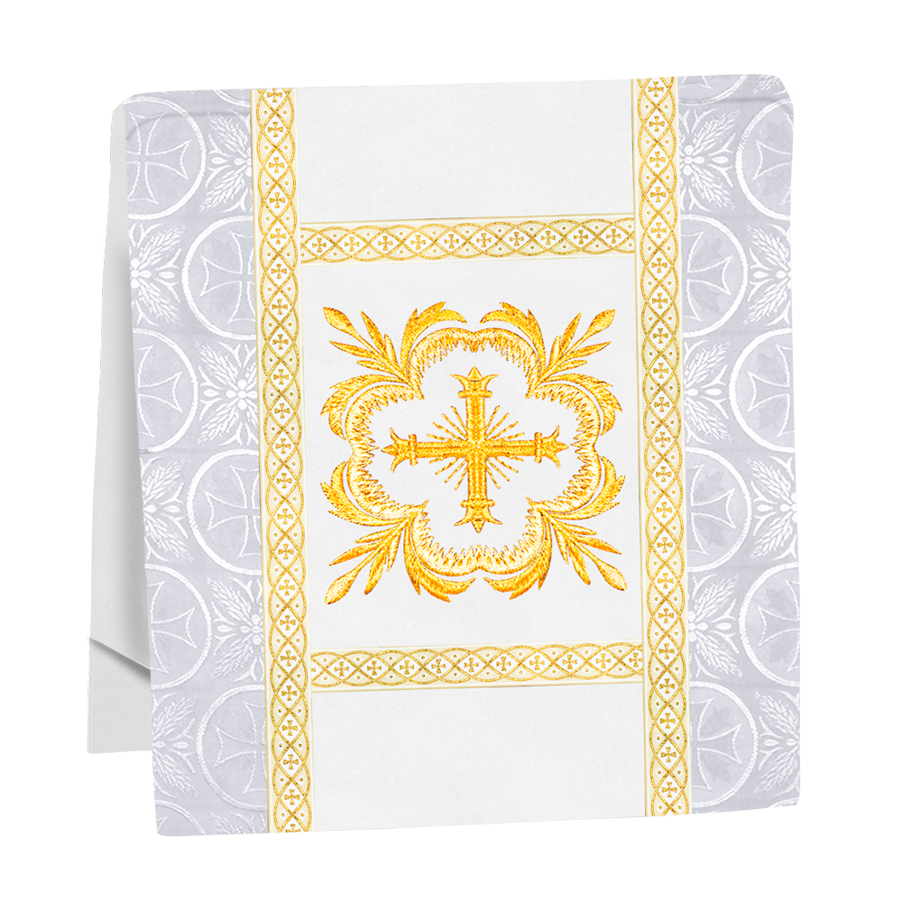 Traditional Altar Mass Set with  Embroidered Motifs