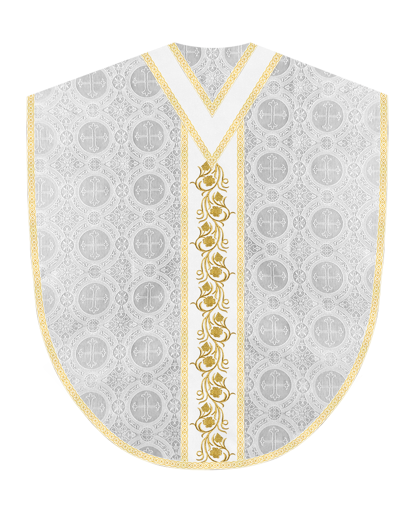 Borromean Chasuble Vestment With Grapes Embroidery and Trims