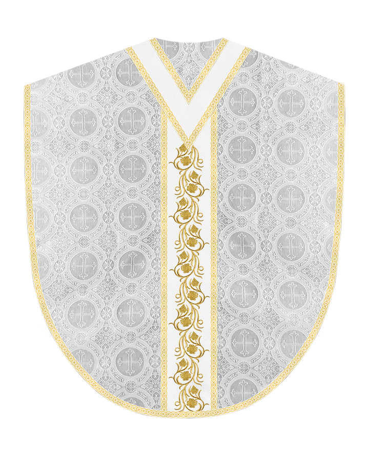 Borromean Chasuble Vestment With Grapes Embroidery and Trims