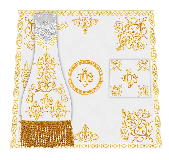 Borromean Chasuble Vestment Adorned With Colour Braids and Trims