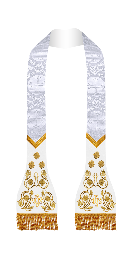 Roman Stole with grapes embroidery