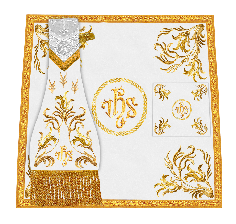 Mass set with golden embroidery