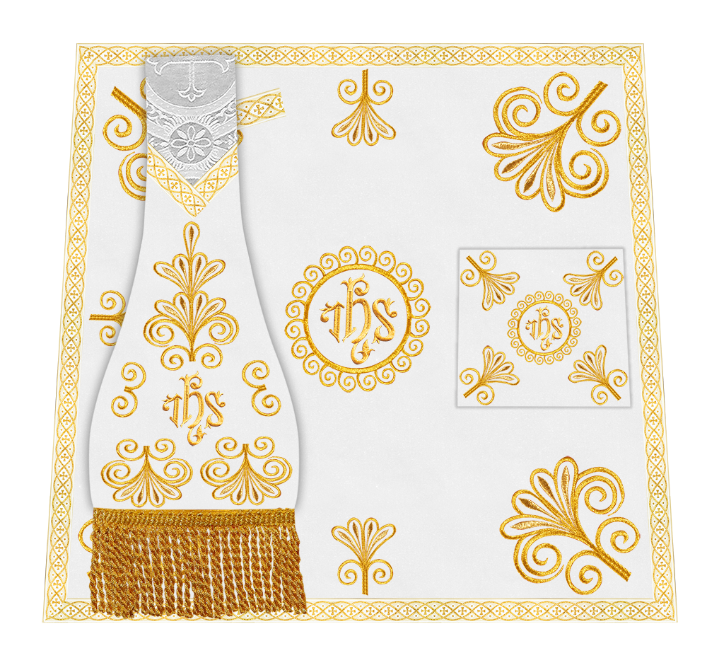 Ornate Embroidery Mass set with Motif