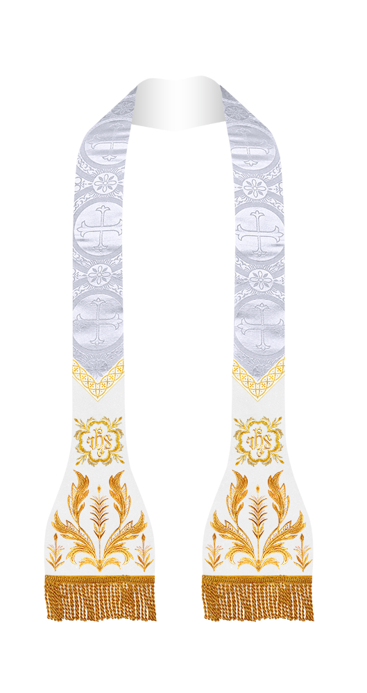 Spiritual Catholic Stole with Embroidery