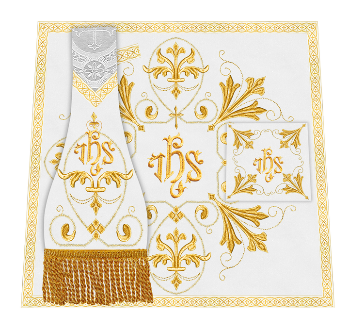 Roman Chasuble Vestment Enhanced With Orphrey and Trims