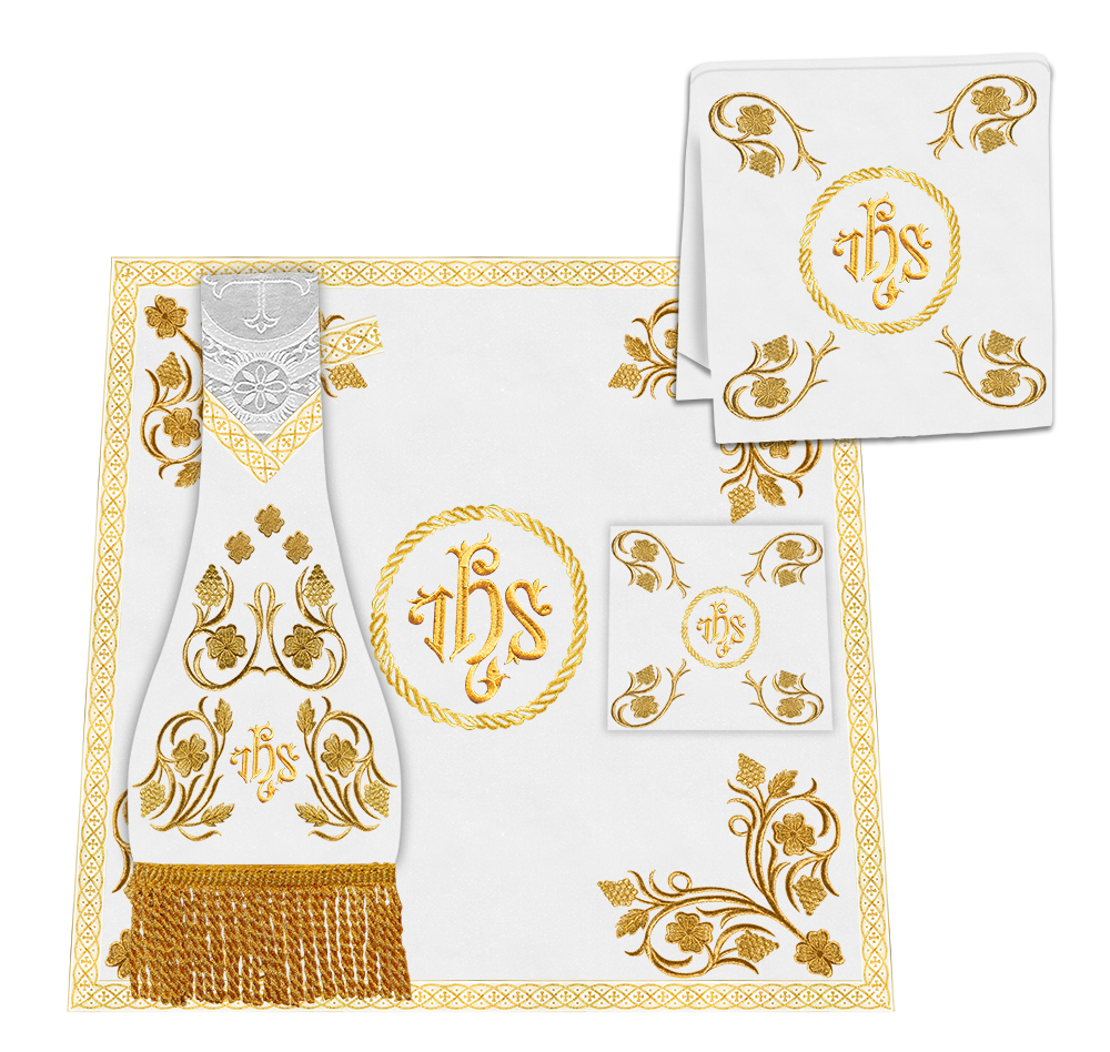 Borromean Chasuble Vestment With Grapes Embroidery and Trims
