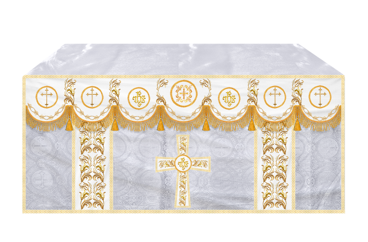 Altar Cloth with Liturgical Motif and Trims