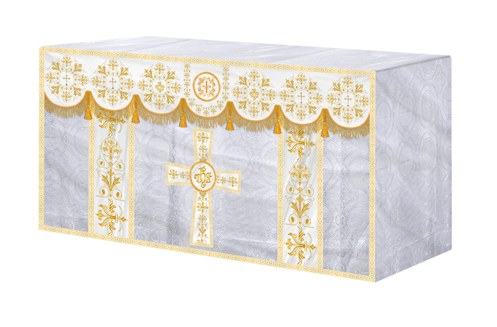 Altar Cloth with Spiritual Motif and Trims