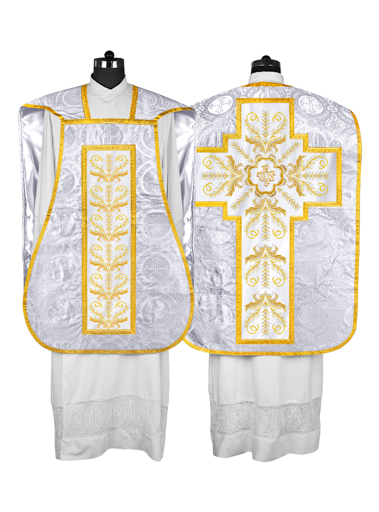 Roman Chasuble with liturgical motifs
