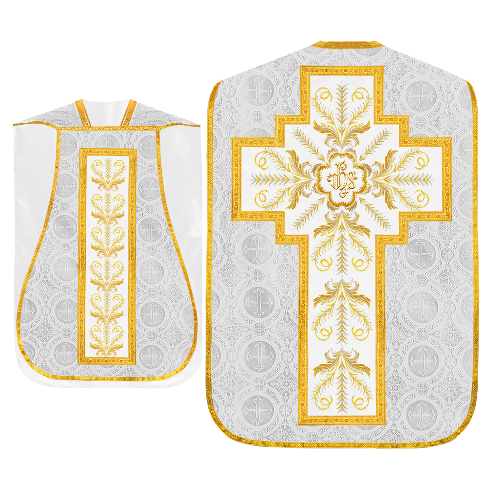 Roman Chasuble with liturgical motifs