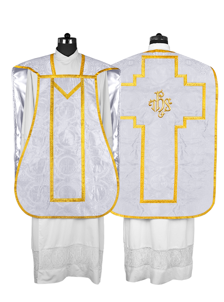 Roman Chasuble with adorned motif