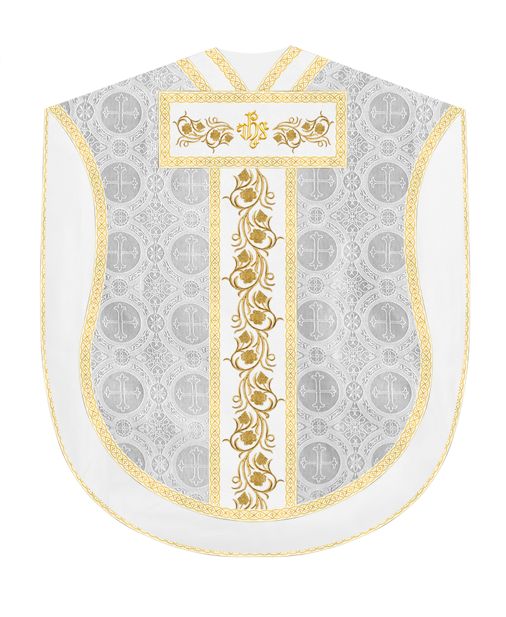 Borromean Chasuble Vestment With Grapes Embroidery and Trims