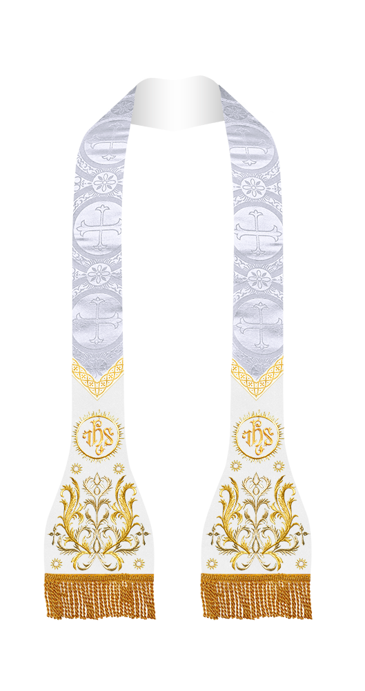 Roman Stole with Braided Embroidery