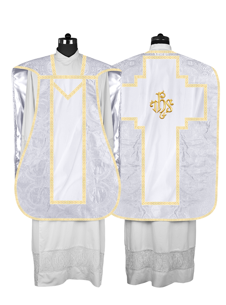 Roman chasuble with Motif and Trims