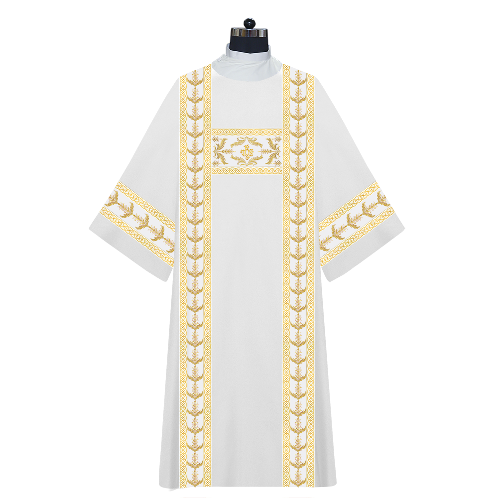 Dalmatics Vestments With Adorned Orphrey and Trims