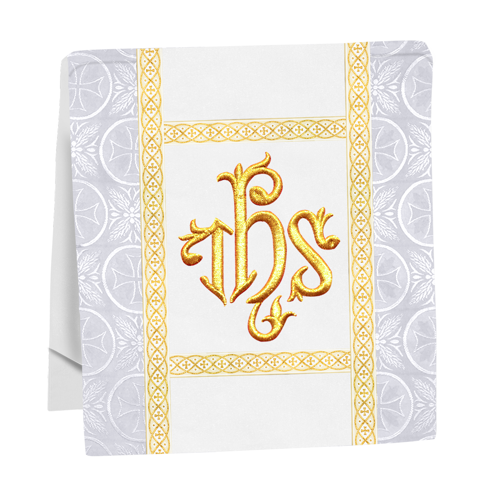 Traditional Altar Mass Set with  Embroidered Motifs