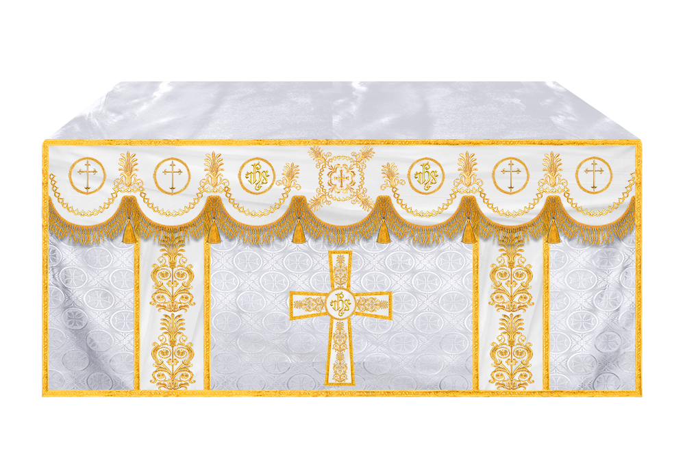 Ornate Embroidered Liturgical Altar Cloth