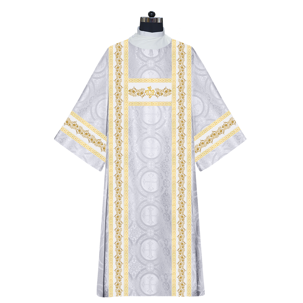 Dalmatics Vestments Adorned With Braids and Trims