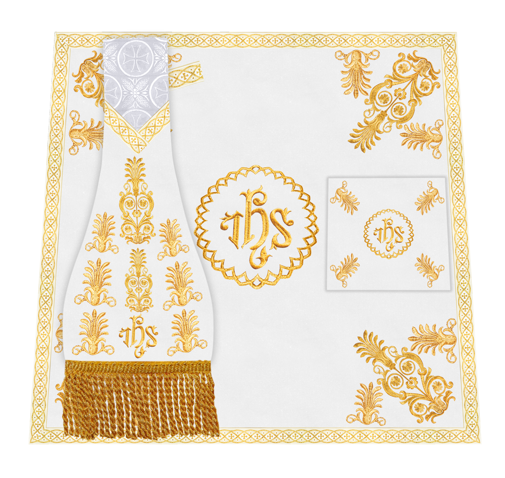 Altar Mass Set adorned with Liturgical motif and Trims