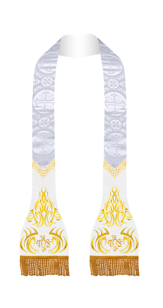 Embroidered Roman Stole with Motif