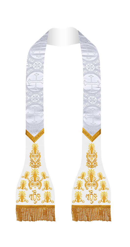 Roman Stole with embroidered motif