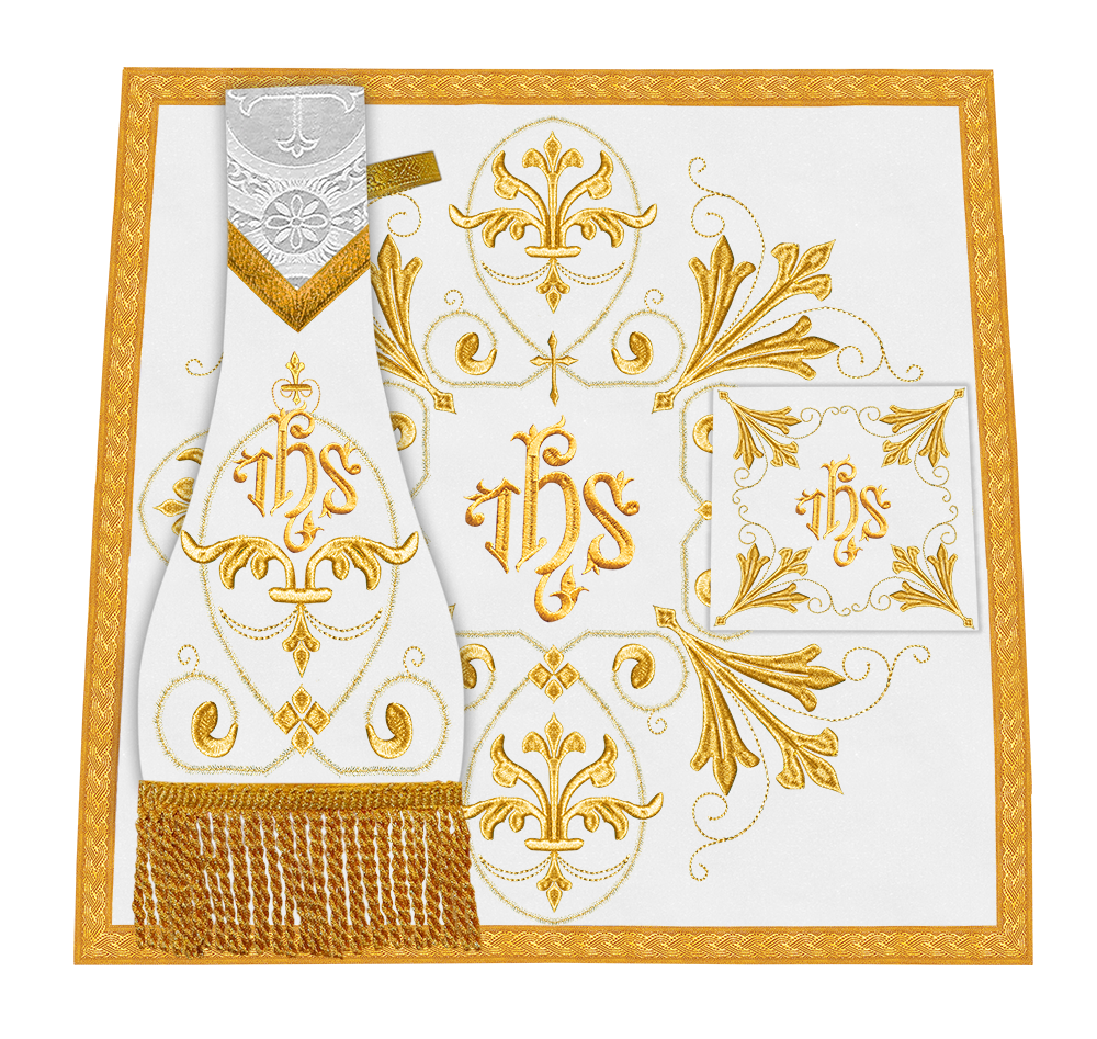 St Philip Neri Chasuble with Embroidered Lace