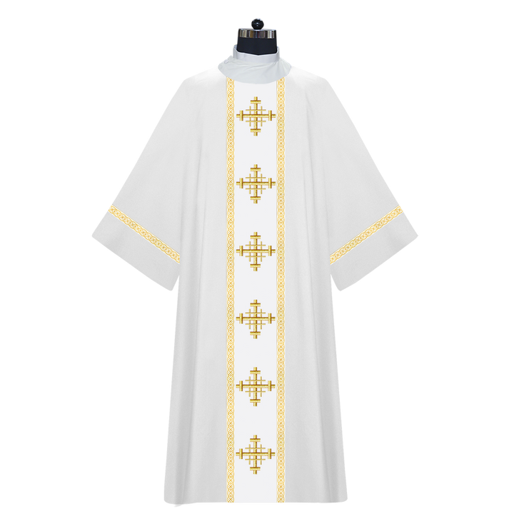 Dalmatics With Ornated Spiritual Cross and Trims