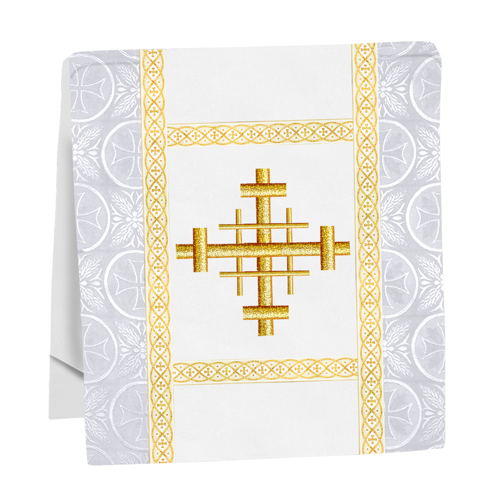 Traditional Altar Mass Set with  Embroidered Motifs