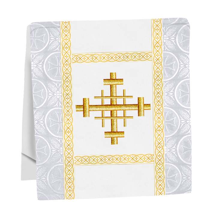 Traditional Altar Mass Set with  Embroidered Motifs