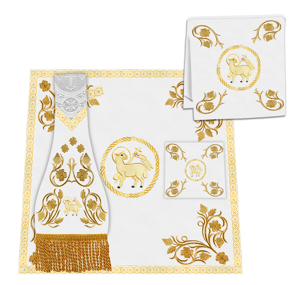 Borromean Chasuble Vestment With Grapes Embroidery and Trims
