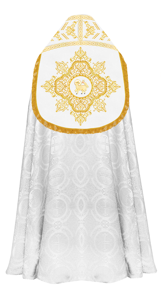 Elegant Roman Cope Vestment with Ornate Embroidery