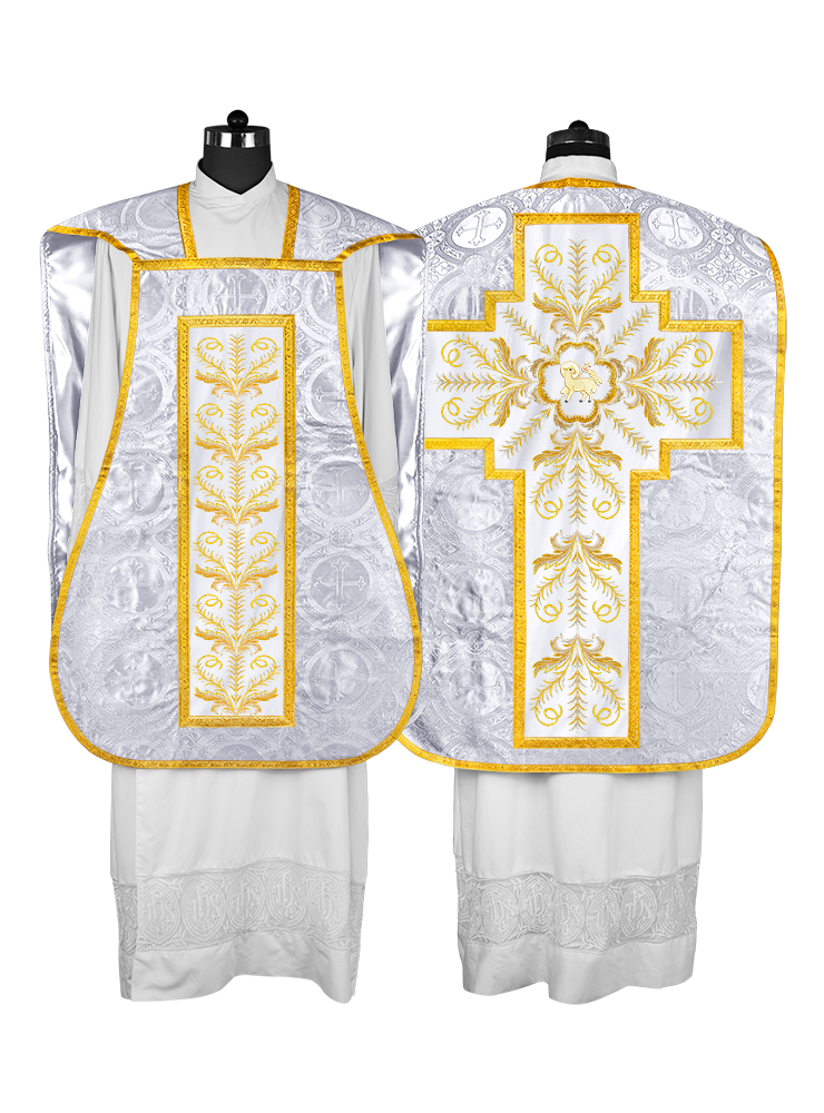 Roman Chasuble with liturgical motifs