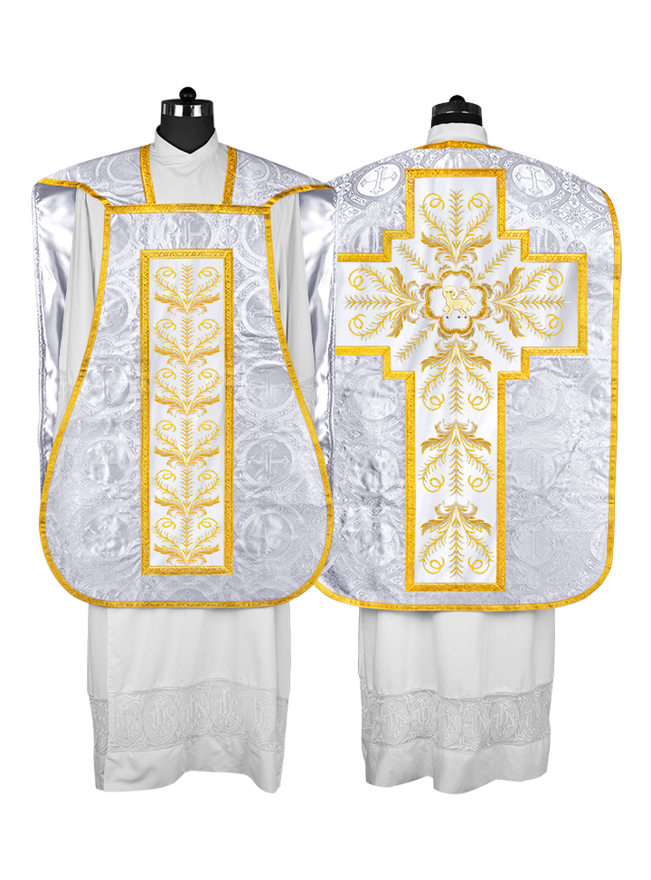 Roman Chasuble with liturgical motifs