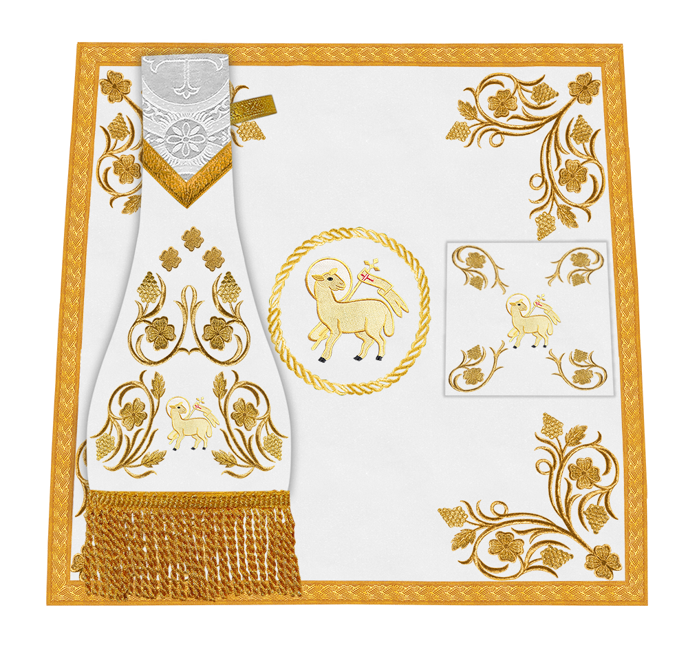 Gothic Chasuble with Grapes Embroidery