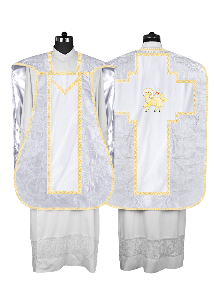 Roman chasuble with Motif and Trims