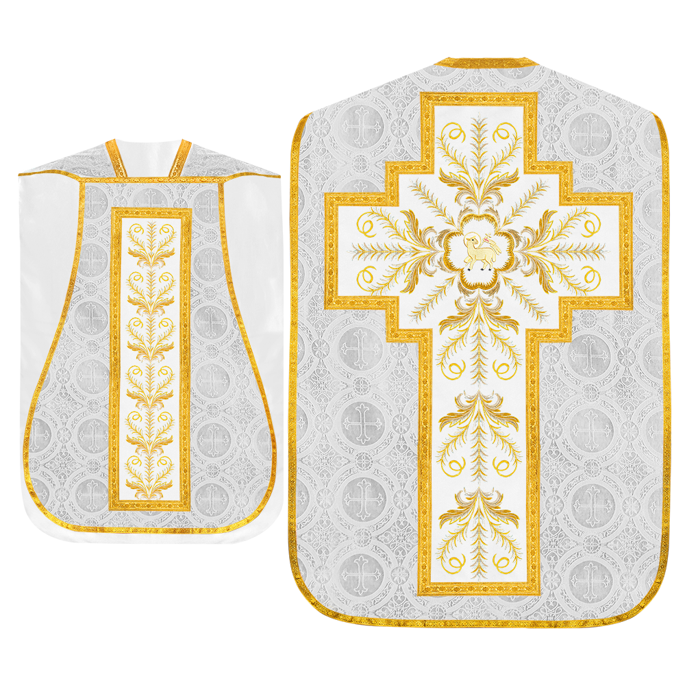 Roman Chasuble with liturgical motifs