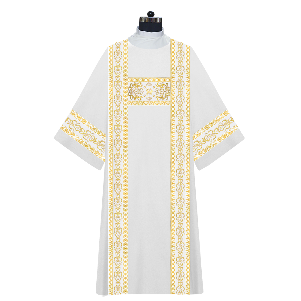 Dalmatics Vestments Enhanced With Woven Braids