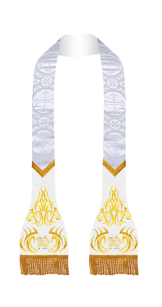 Roman Stole with Spiritual motif