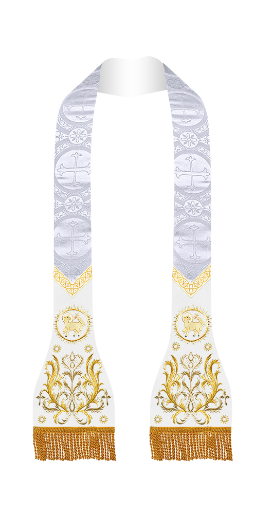 Roman Stole with Braided Embroidery