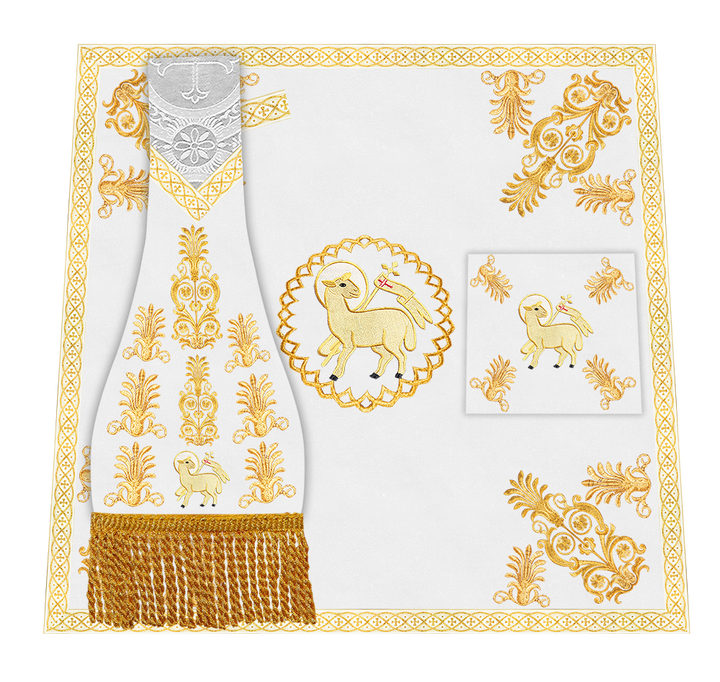 Borromean Chasuble Vestment With Detailed Braids and Trims