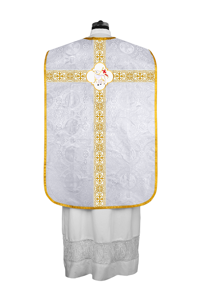 Vestimentas con espalda de violín con motivo y cruz Orphrey