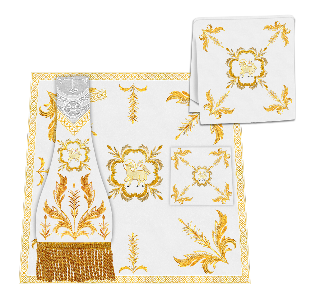 Monastic chasuble Vestments With Detailed braids and trims