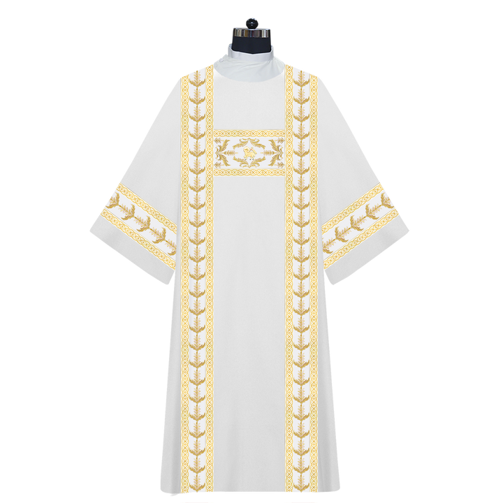 Dalmatics Vestments With Adorned Orphrey and Trims