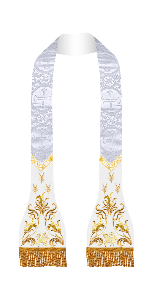 Roman Catholic Stole with Spiritual motif