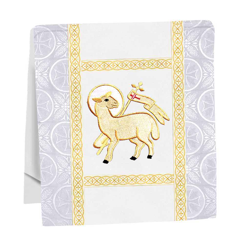 Traditional Altar Mass Set with  Embroidered Motifs