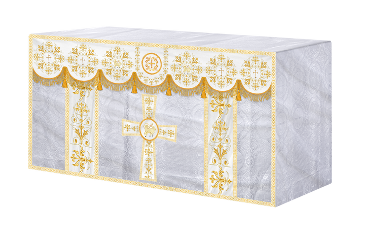Altar Cloth with Spiritual Motif and Trims