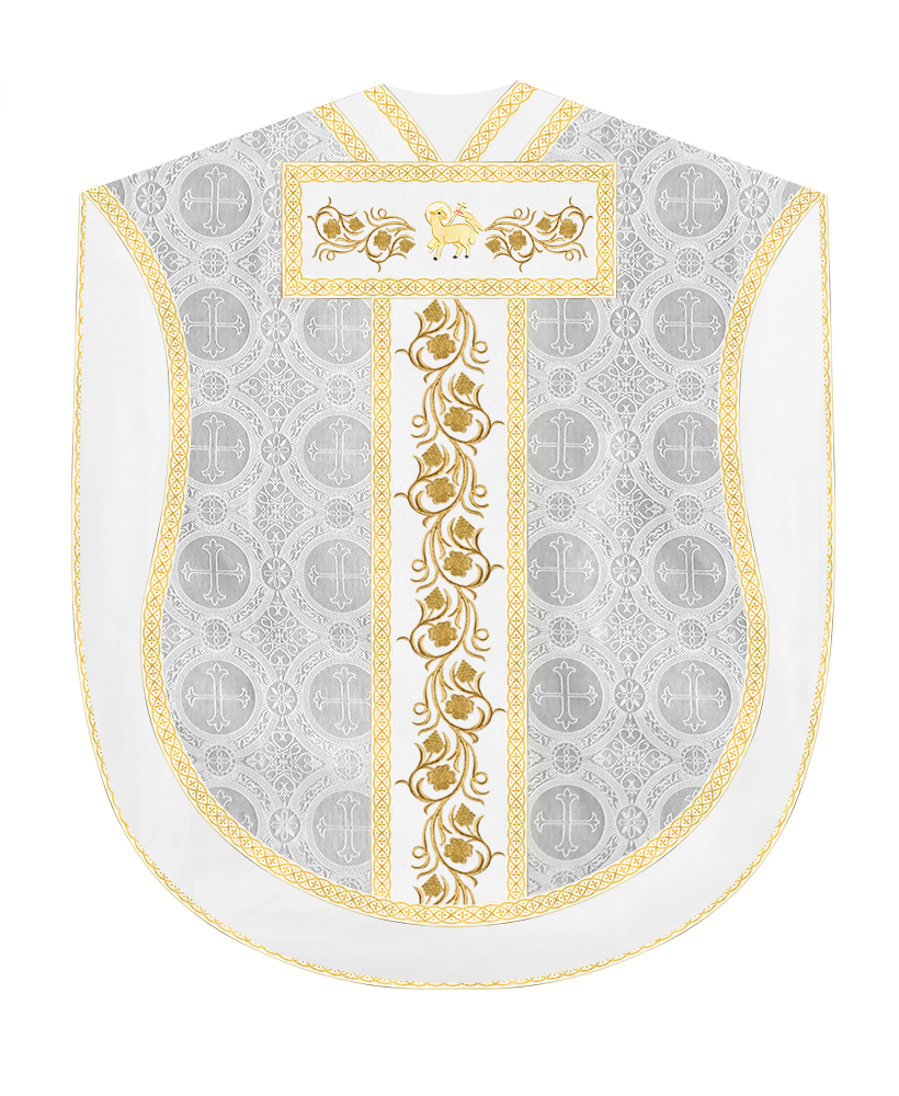 Borromean Chasuble Vestment With Grapes Embroidery and Trims